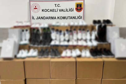 Kocaeli'nde sahte kıyafetlere polis operasyonu