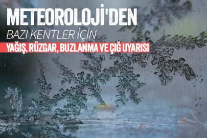 Meteoroloji'den bazı kentler için yağış, rüzgar, buzlanma ve çığ uyarısı