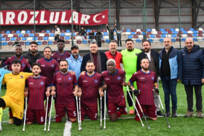 Trabzon'un ampute futbol takımı hedef büyüttü