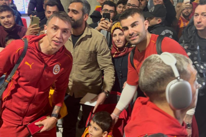 Galatasaray, Hatayspor maçı için Mersin'e geldi