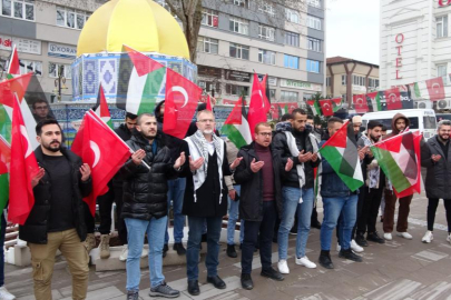 Kütahya'da Filistinli öğrenciler ateşkesi kutladı