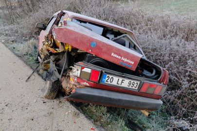 Çanakkale’de yol kenarındaki bir araç kaza yapmış halde bulundu