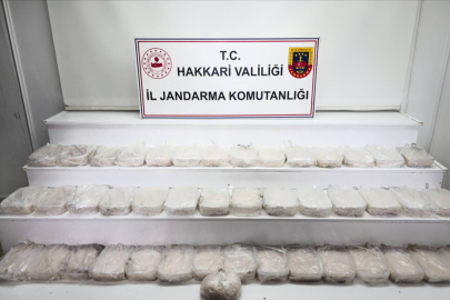 Hakkari’de 49 kilo metamfetamin ele geçirildi