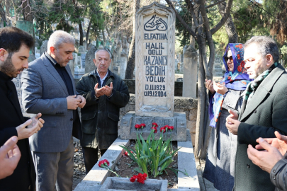 Kazancı Bedih mezarı başında anıldı