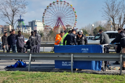 İatanbul'da trafik kazası: Motosikletli genç adam feci şekilde can verdi