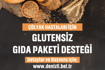 Denizli Büyükşehirden çölyak hastalarına destek