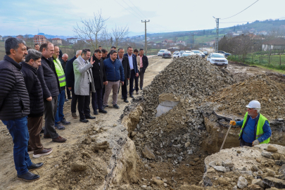 Sakarya Kaynarca’nın yeni atık su hattında  sona gelindi