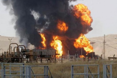 İran'ın başkenti Tahran'da petrol tesisinde yangın çıktı