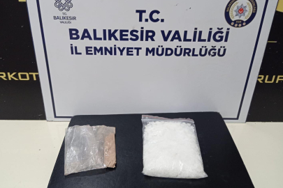 Balıkesir'de yasaklı madde operasyonu