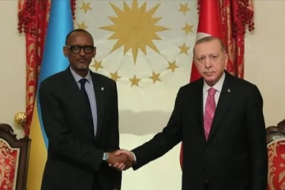 Cumhurbaşkanı Erdoğan, Ruanda Cumhurbaşkanı Kagame'yi karşıladı