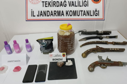 Tekirdağ'da yasaklı madde operasyonu: 9 gözaltı