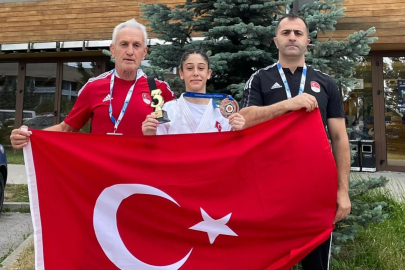 Büşra Ceylin Coşkun,  judoda Avrupa üçüncüsü oldu