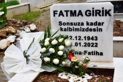 Fatma Girik Bodrum'daki mezarı başında anıldı