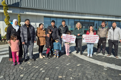 Tekirdağ'da işten çıkarılan işçiler eylem yaptı