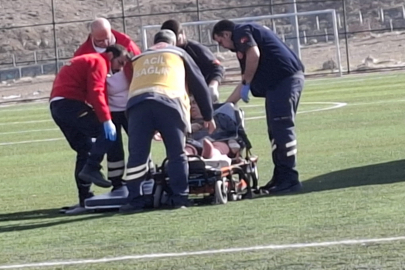 Beyin kanaması geçirdi, imdadına ambulans helikopter yetişti