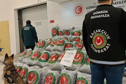 Edirne Hamzabeyli Gümrük Kapısı'nda 870 kilogram uyuşturucu ele geçirildi