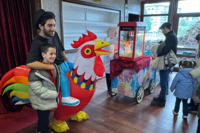 Kocaeli Gölcük'te çocuklar doyasıya eğlendi