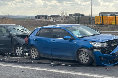 Kırklareli'de zincirleme kaza: 2 yaralı