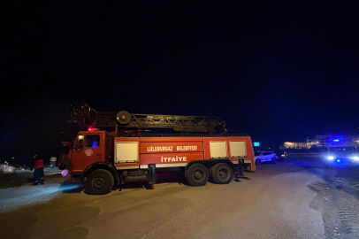 Kırklareli Lüleburgaz’da otluk alanda yangın çıktı